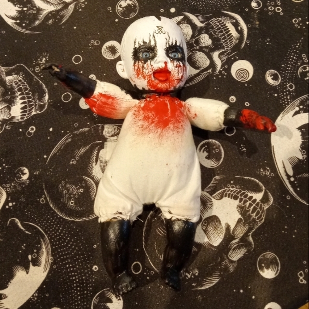 Demon Dead Baby Handmade Doll